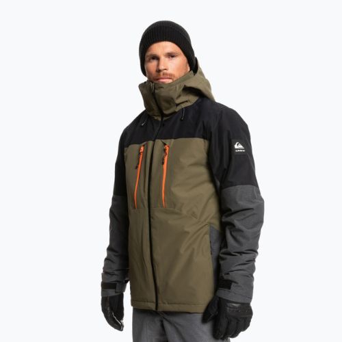 Kurtka snowboardowa męska Quiksilver Mission Plus grape leaf