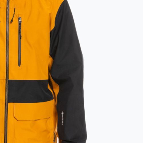 Kurtka snowboardowa męska Quiksilver Hlpro S Carlson 3L Gore-Tex buckthorn brown