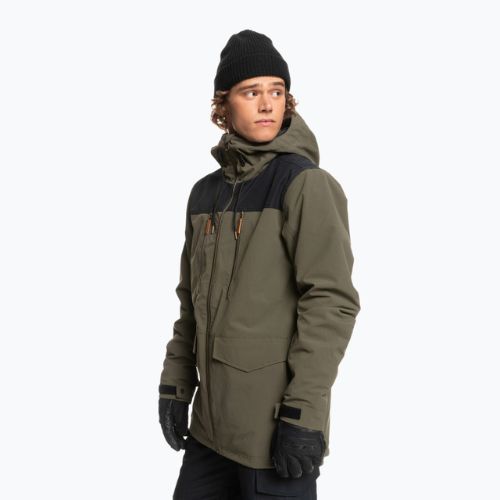 Kurtka snowboardowa męska Quiksilver Fairbanks grape leaf