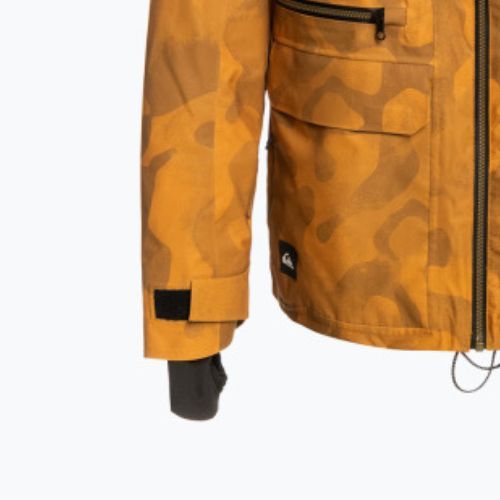 Kurtka snowboardowa męska Quiksilver S Carlson Stretch Quest buckthorn brown fade out camo