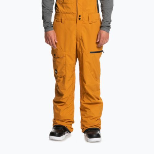 Spodnie snowboardowe męskie Quiksilver Utility Bib buckthorn brown