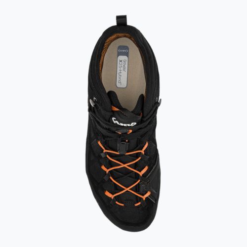 Buty podejściowe męskie AKU Rock DFS Mid GTX black/orange