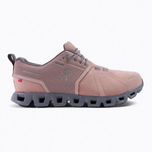 Buty do biegania damskie On Running Cloud 5 Waterproof rose/fossil