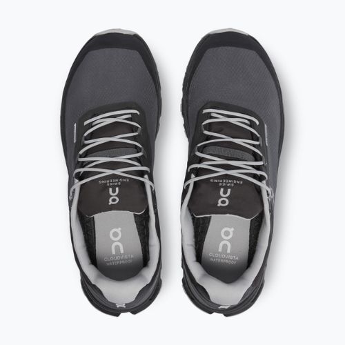 Buty do biegania damskie On Running Cloudvista Waterproof eclipse/black