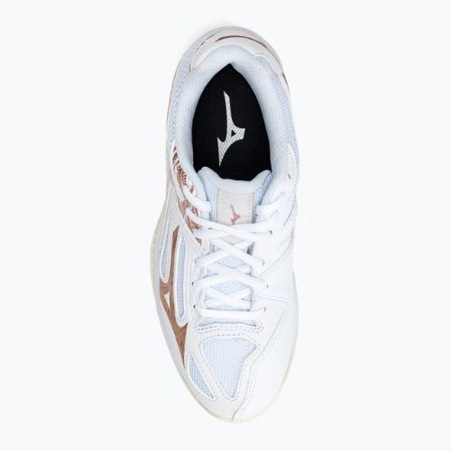 Buty do siatkówki dziecięce Mizuno Lightning Star Z6 białe V1GD210336