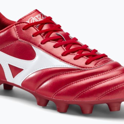 Buty piłkarskie męskie Mizuno Morelia II Club MD czerwone P1GA221660