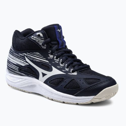 Buty do piłki ręcznej dziecięce Mizuno Stealth Star Mid granatowe X1GC211502