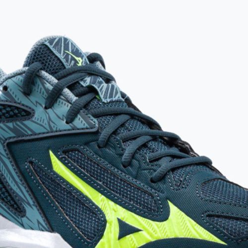 Buty do siatkówki męskie Mizuno Thunder Blade 3 niebieskie V1GA217038