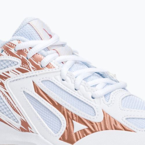 Buty do siatkówki damskie Mizuno Thunder Blade 3 białe V1GC217036