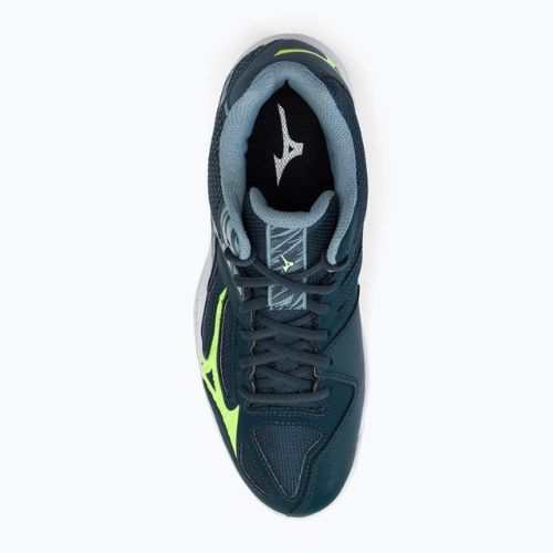 Buty do siatkówki męskie Mizuno Thunder Blade 3 Mid niebieskie V1GA217538