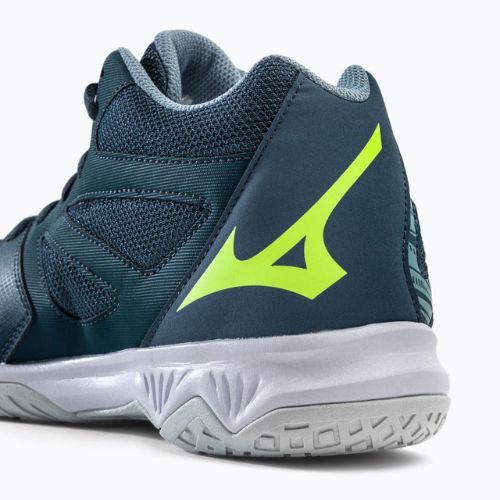 Buty do siatkówki męskie Mizuno Thunder Blade 3 Mid niebieskie V1GA217538