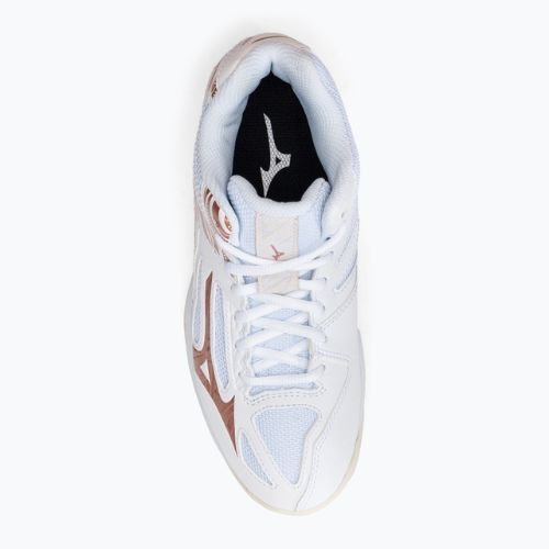 Buty do siatkówki damskie Mizuno Thunder Blade 3 Mid białe V1GC217536