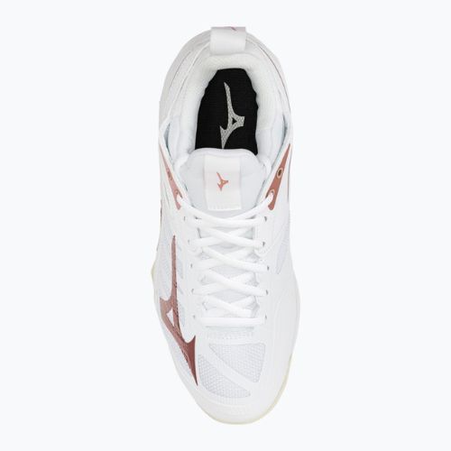 Buty do siatkówki damskie Mizuno Wave Dimension białe V1GC224036