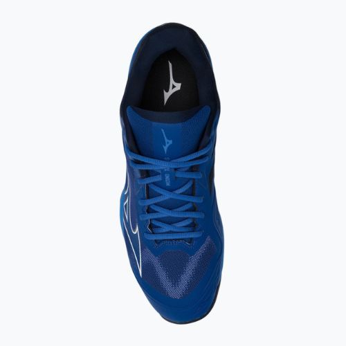 Buty do tenisa męskie Mizuno Wave Exceed Light AC true blue/white/dress blues