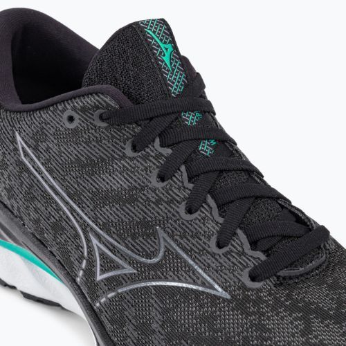 Buty do biegania męskie Mizuno Wave Inspire 19 black/ metallic gray/ bisgreen
