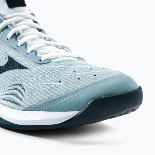Buty do siatkówki Mizuno Wave Luminous 2 stone blue/stratified sea/neo lime