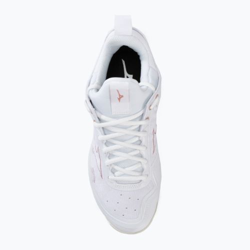 Buty do siatkówki damskie Mizuno Wave Luminous 2 white/rose/snow white