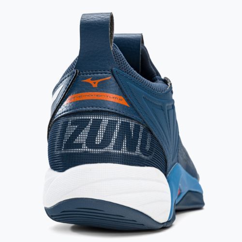 Buty do siatkówki męskie Mizuno Wave Momentum 2 dark denim/white/scarlet ibis