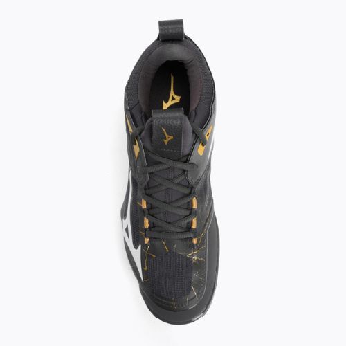 Buty do siatkówki męskie Mizuno Wave Momentum 2 black oyster/mp gold/inrongat