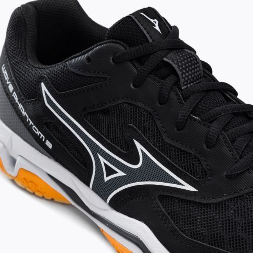 Buty do piłki ręcznej Mizuno Wave Phantom 3 black/white/zinnia