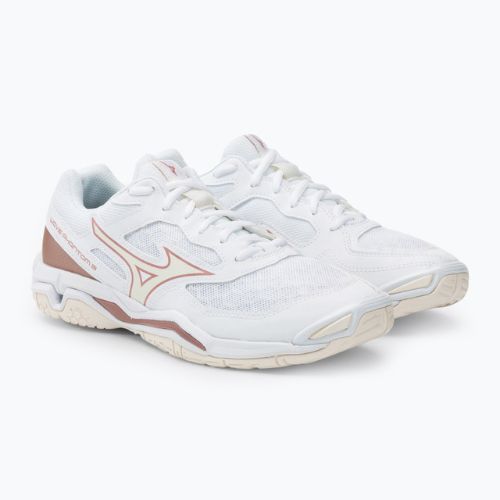 Buty do piłki ręcznej damskie Mizuno Wave Phantom 3 białe X1GB226036