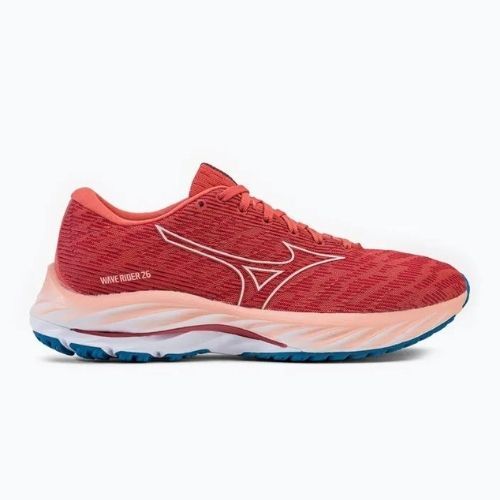 Buty do biegania damskie Mizuno Wave Rider 26 spiced coral/vaporous gray/french blue