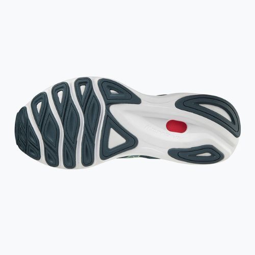 Buty do biegania męskie Mizuno Wave Skyrise 3 smoke blue/ neo lime/ neon flame