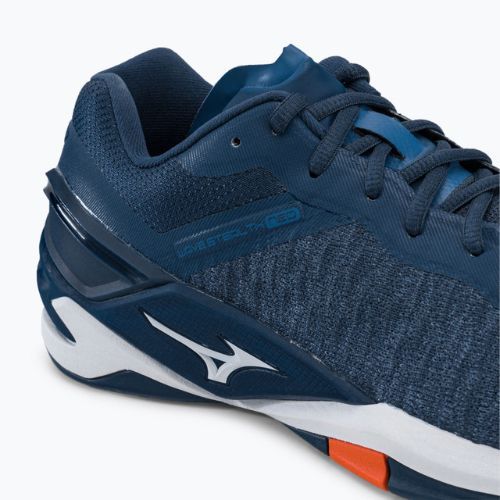 Buty do piłki ręcznej Mizuno Wave Stealth Neo dark denim/white/blue jasper