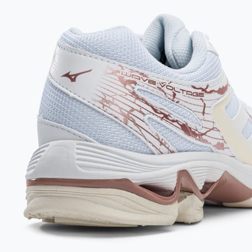 Buty do siatkówki damskie Mizuno Wave Voltage białe V1GC216036