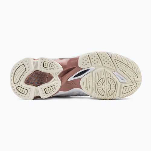 Buty do siatkówki damskie Mizuno Wave Voltage białe V1GC216036