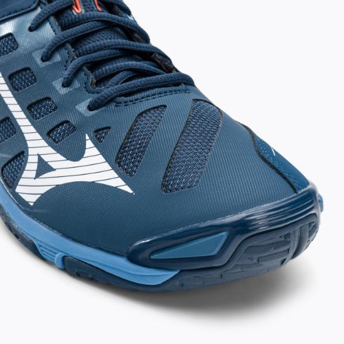 Buty do siatkówki Mizuno Wave Voltage dark denim/white/blue jasper