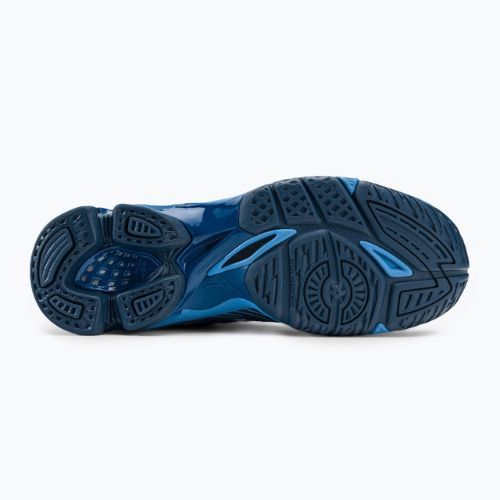 Buty do siatkówki Mizuno Wave Voltage Mid granatowo-niebieskie V1GA216521