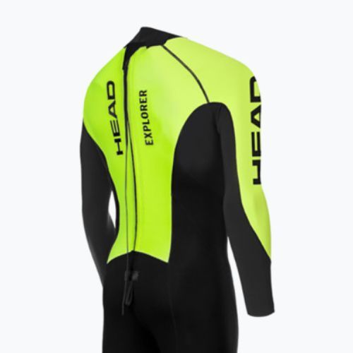 Pianka triathlonowa męska HEAD Ow Explorer FS 3.2.2 mm black/lime