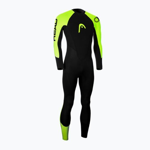 Pianka triathlonowa męska HEAD Ow Explorer FS 3.2.2 mm black/lime