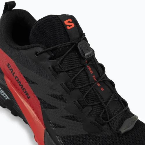 Buty do biegania męskie Salomon Sense Ride 5 black/fiery red/black