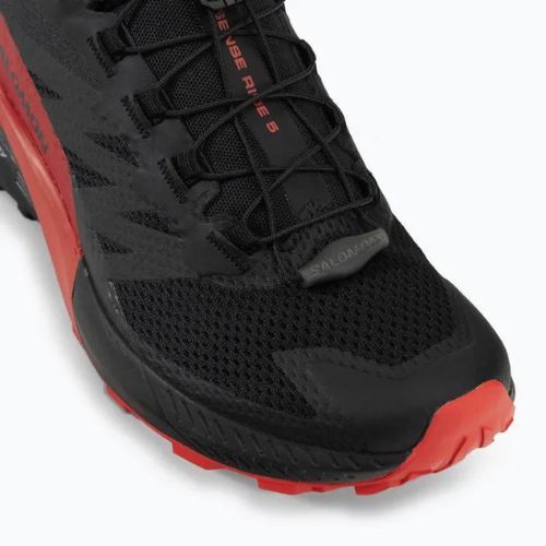 Buty do biegania męskie Salomon Sense Ride 5 black/fiery red/black