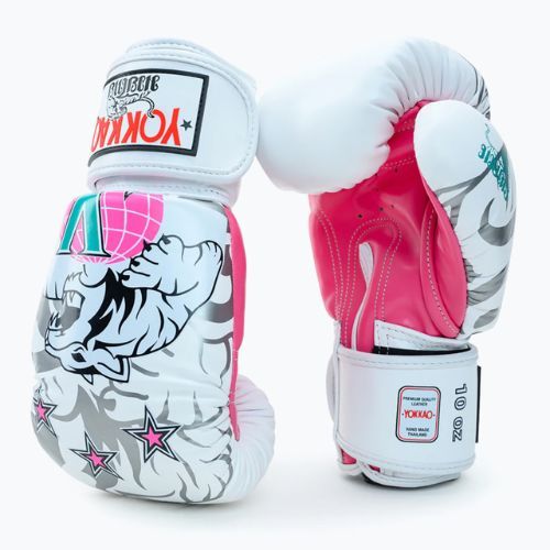 Rękawice bokserskie YOKKAO 90'S white
