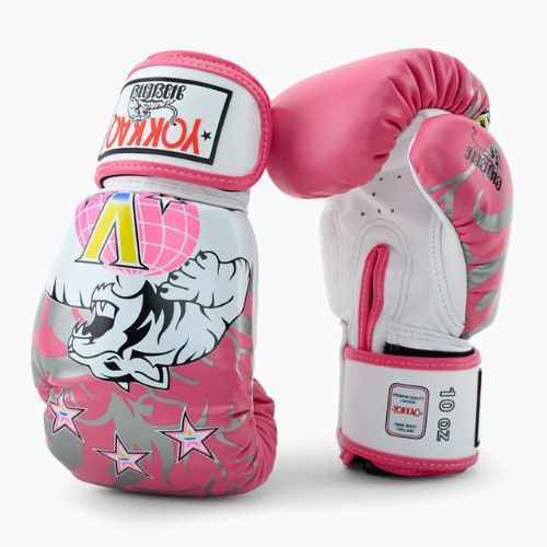 Rękawice bokserskie YOKKAO 90'S pink