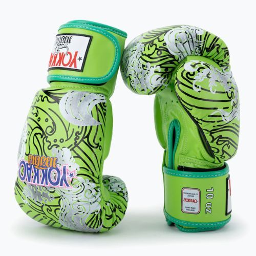 Rękawice bokserskie YOKKAO Hawaiian lime green