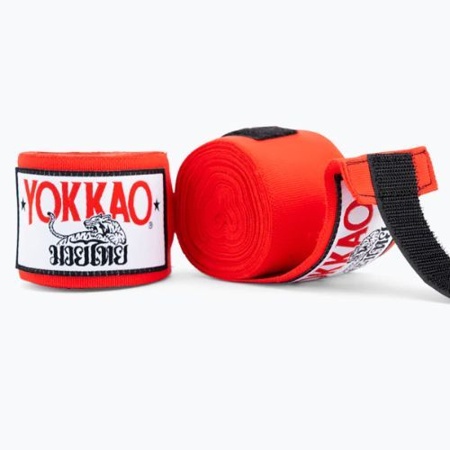 Bandaże bokserskie YOKKAO Premium Handwraps 400 cm red