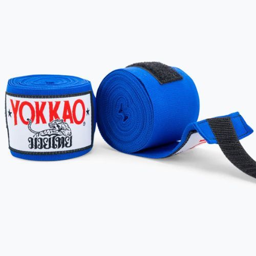 Bandaże bokserskie YOKKAO Premium Handwraps 400 cm blue