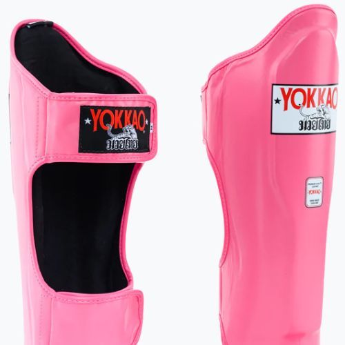 Ochraniacze piszczeli i stóp YOKKAO Matrix Shin Guards hot pink