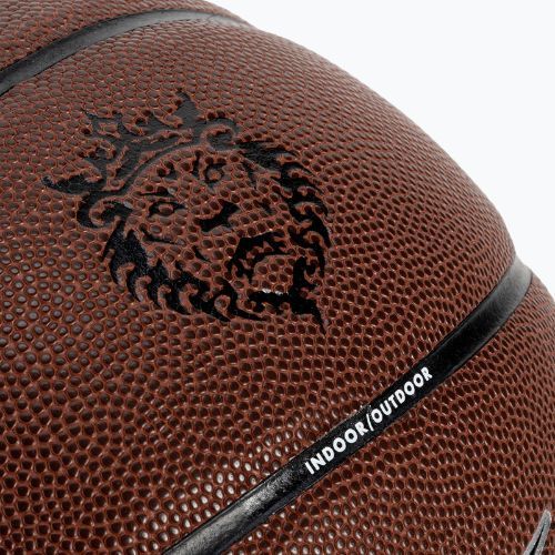 Piłka do koszykówki Nike All Court 8P 2.0 L James amber/black/metallic silver rozmiar 7