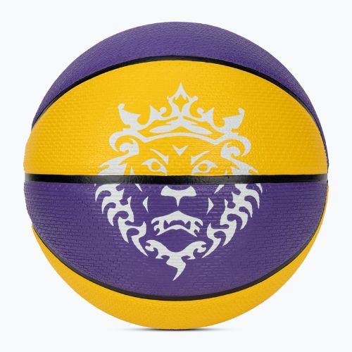 Piłka do koszykówki Nike Playground 8P 2.0 L James purple/amarillo/ black/white rozmiar 7