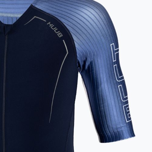 Kombinezon triathlonowy męski HUUB Anemoi Aero + Flatlock black/aqua