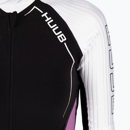 Kombinezon triathlonowy damski HUUB Anemoi Aero Tri Suit black/white/pink