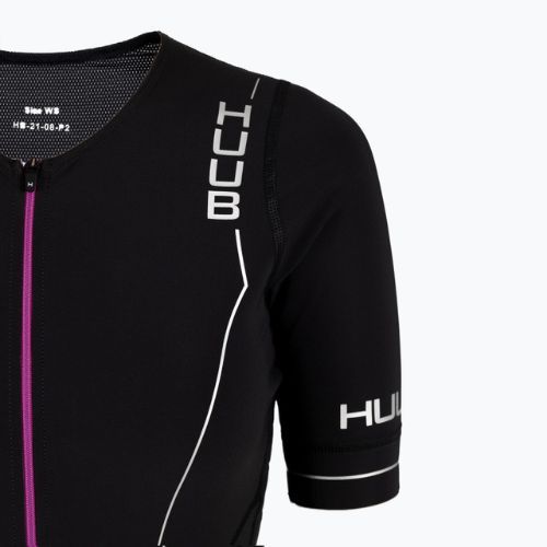 Kombinezon triathlonowy damski HUUB Aura Long Course Tri Suit black/purple