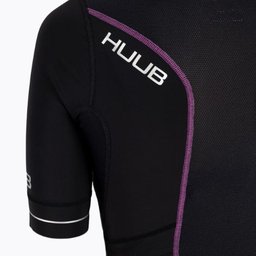 Kombinezon triathlonowy damski HUUB Aura Long Course Tri Suit black/purple