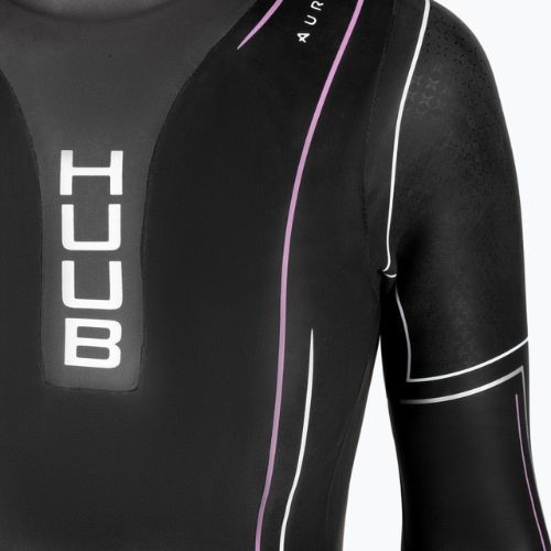 Pianka triathlonowa damska HUUB Aura 2 3:3 black/purple