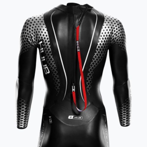 Pianka triathlonowa męska HUUB Lurz Open Water black/red/white